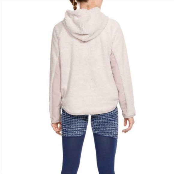 Nike‎ Sherpa Therma Fleece Pullover Hoodie Size Small Women - Picture 3 of 14